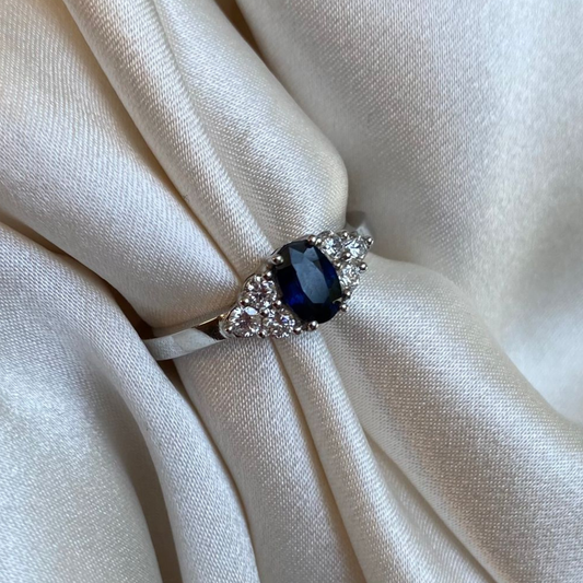 Anillo Zafiro Ojo de Horus