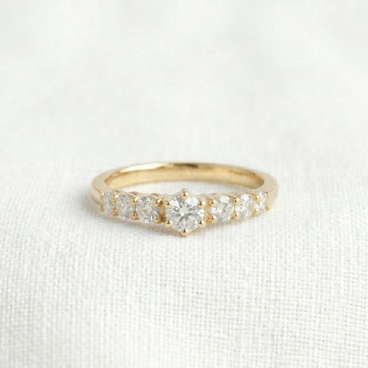 Anillo Cintillo Degradé