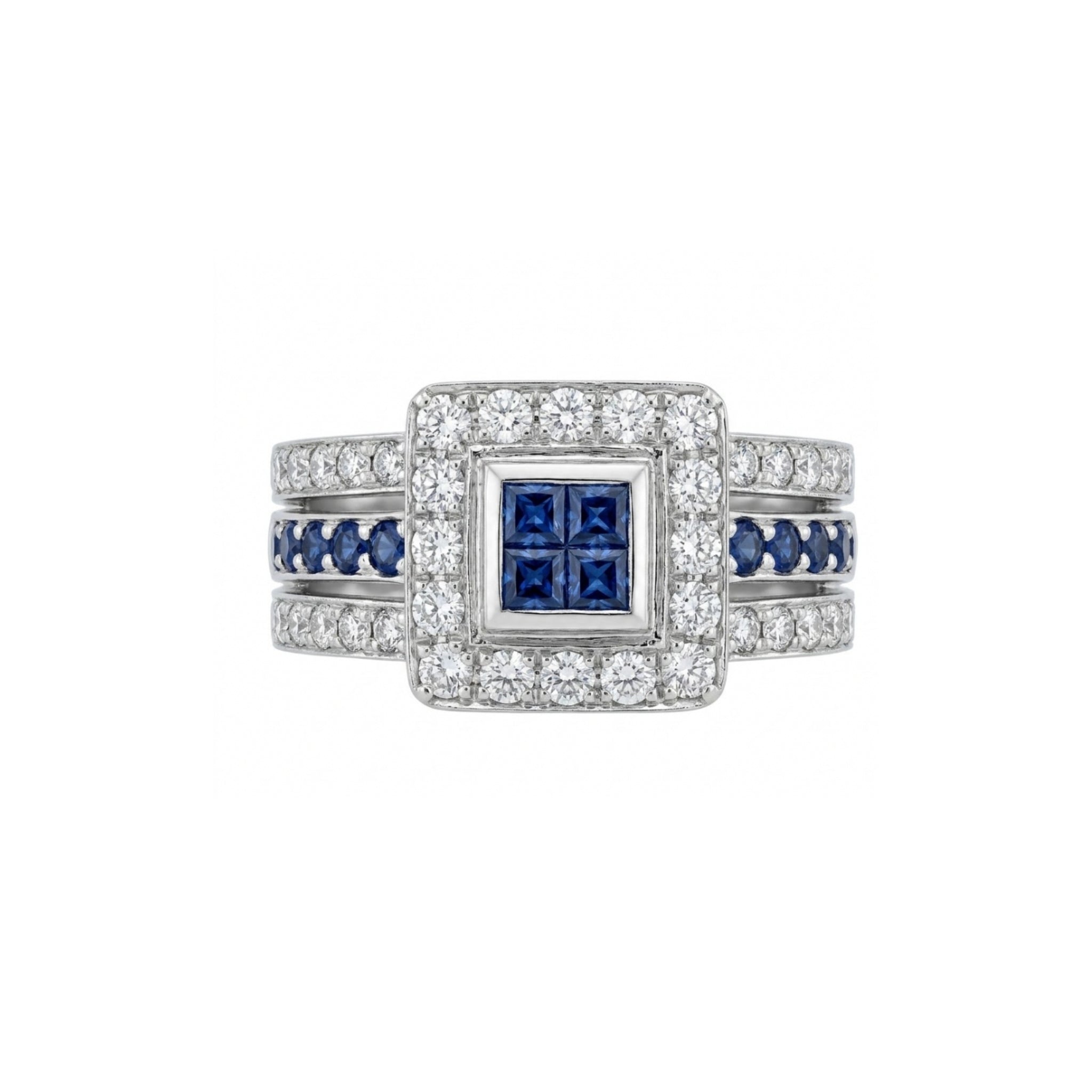 Anillo Zafiro Princess