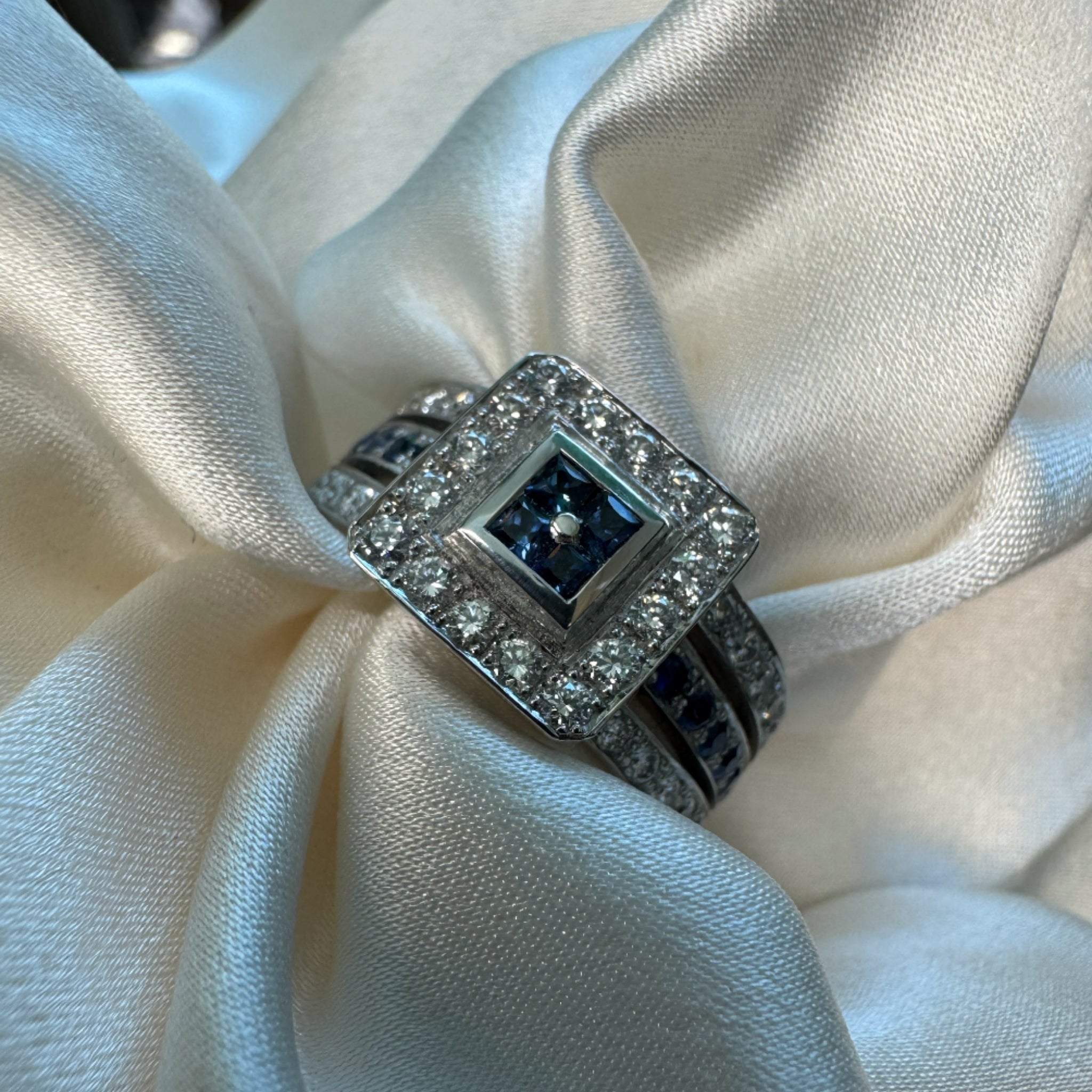 Anillo Zafiro Princess