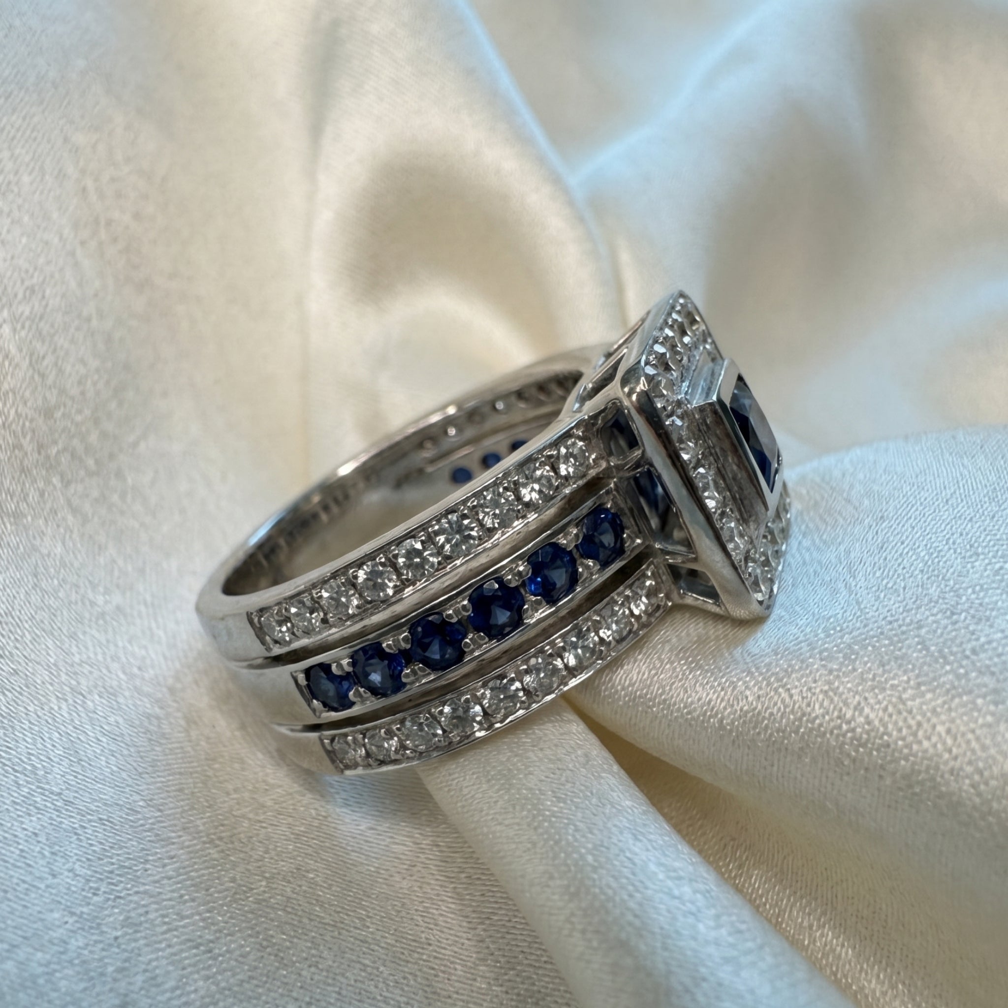 Anillo Zafiro Princess