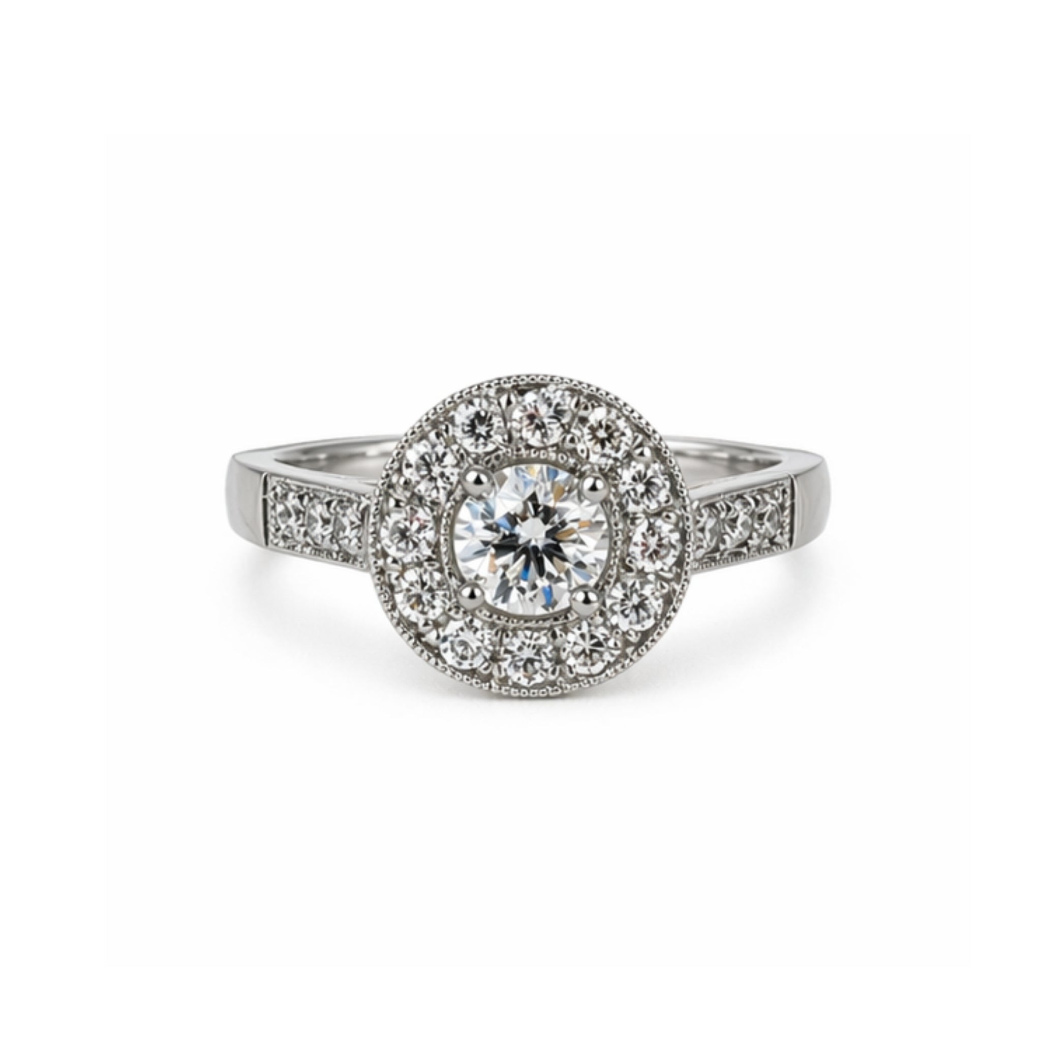 Anillo Halo Ruleteado