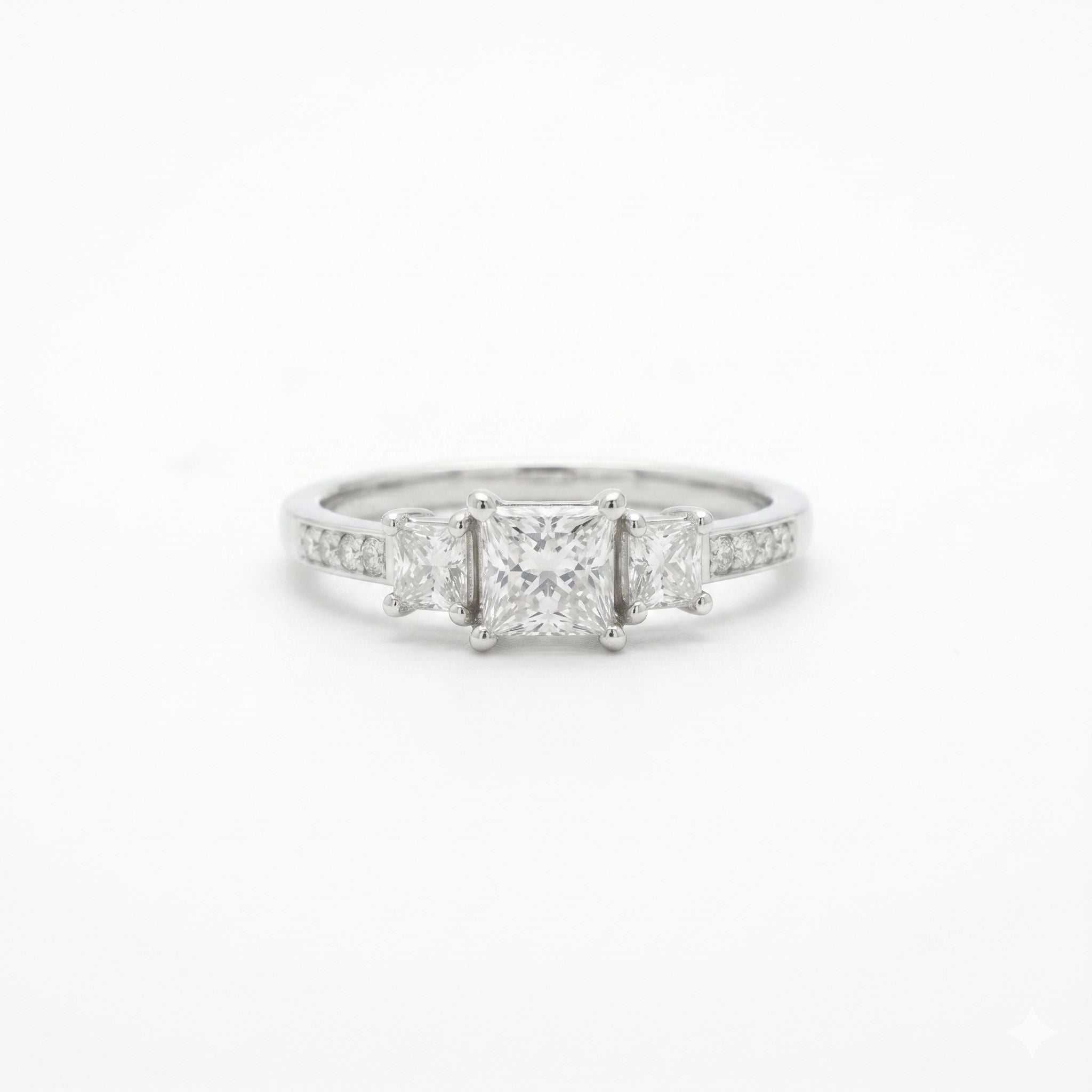 Anillo Tresillo Princess