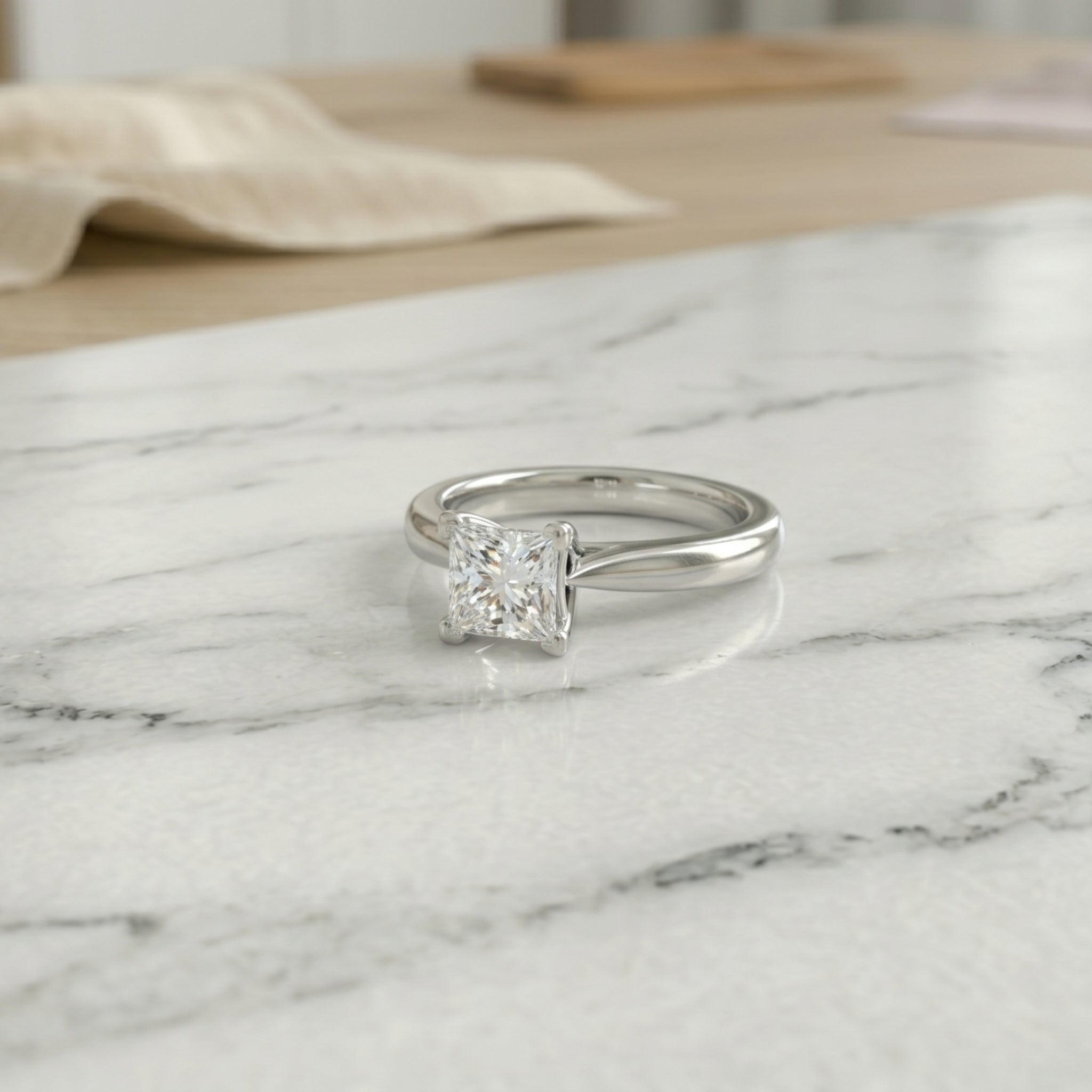 Anillo Solitario Princess