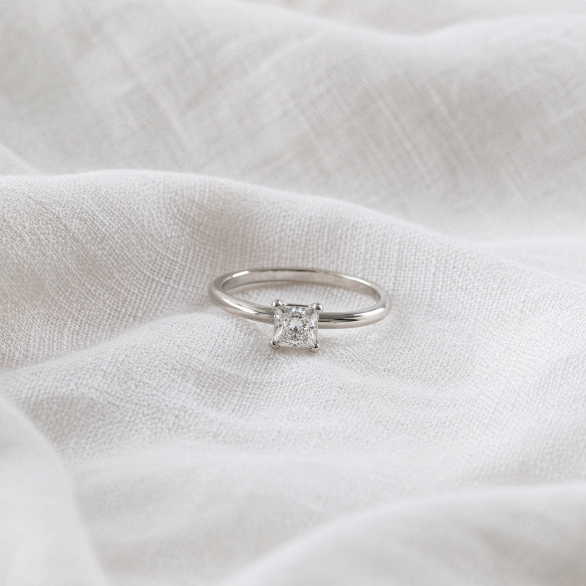 Anillo Solitario Princess