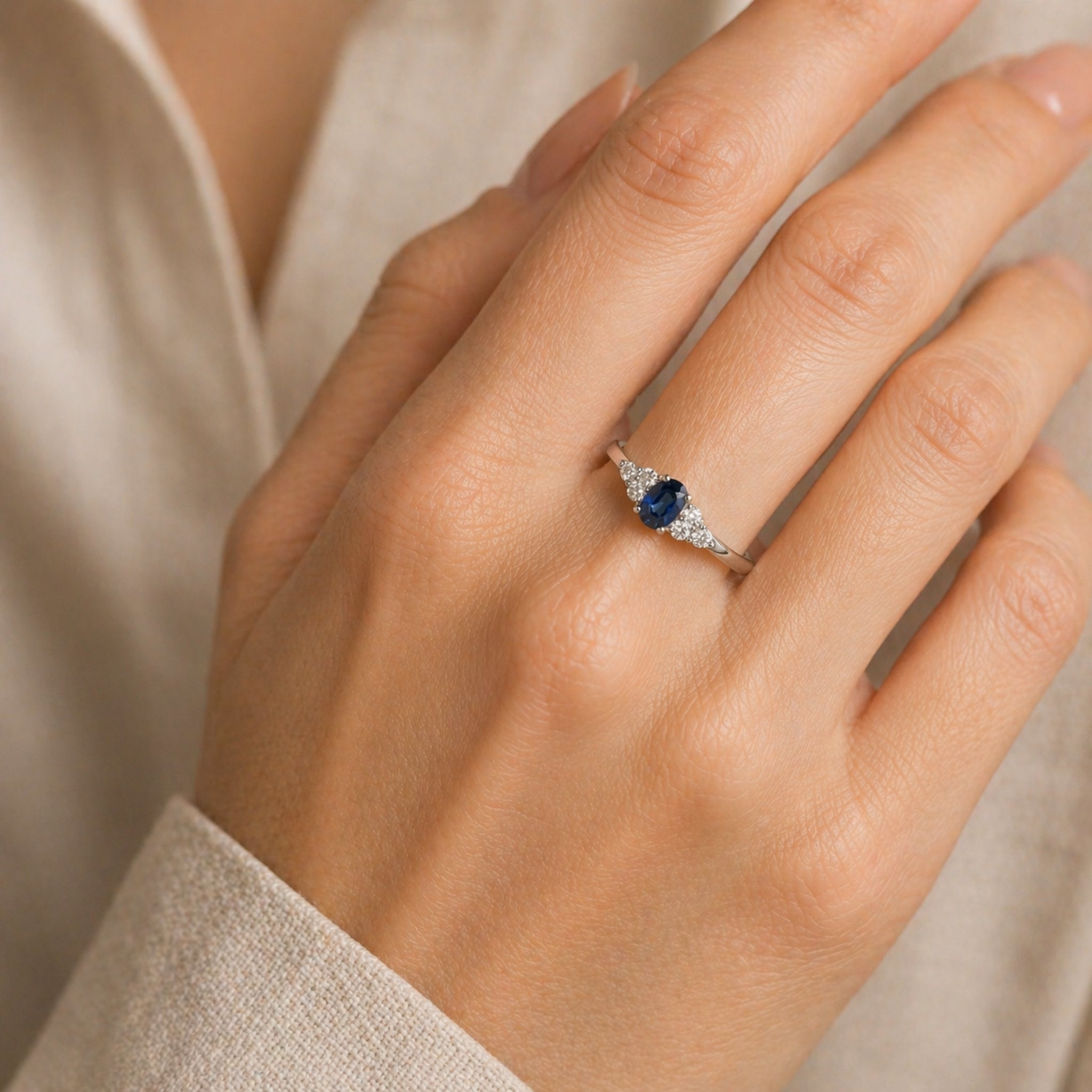 Anillo Zafiro