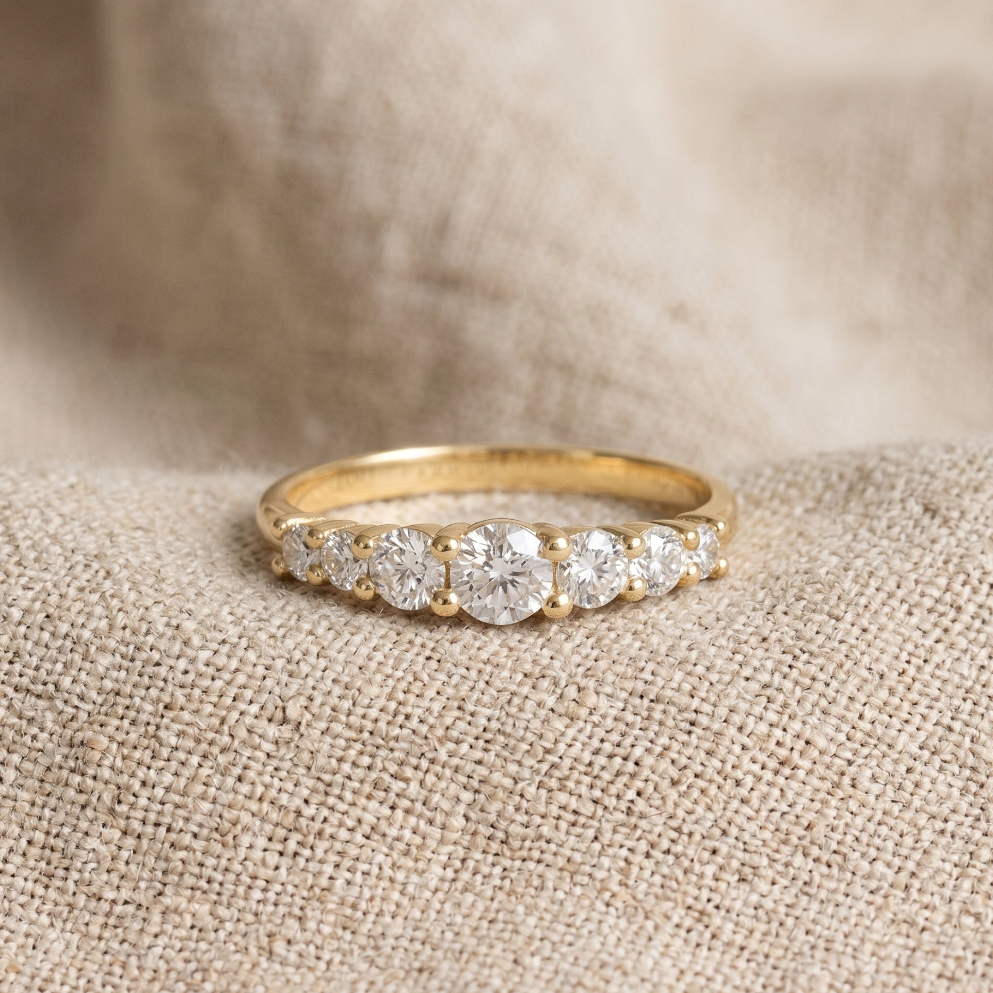 Anillo Cintillo Degradé