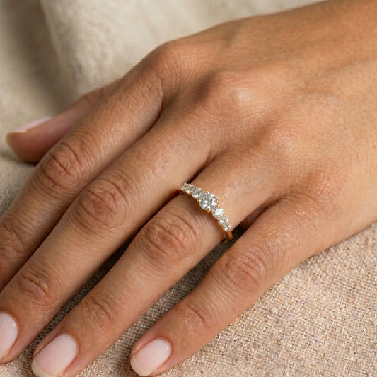 Anillo Cintillo Degradé