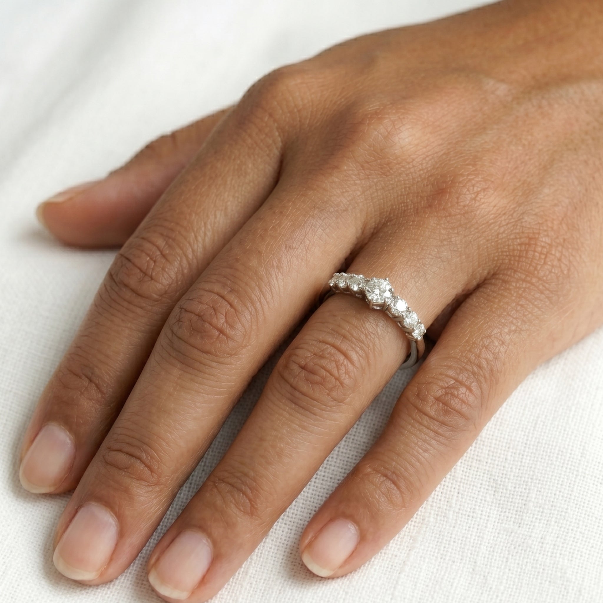 Anillo Cintillo Degradé