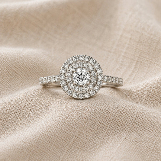 Anillo Doble Halo Grifas