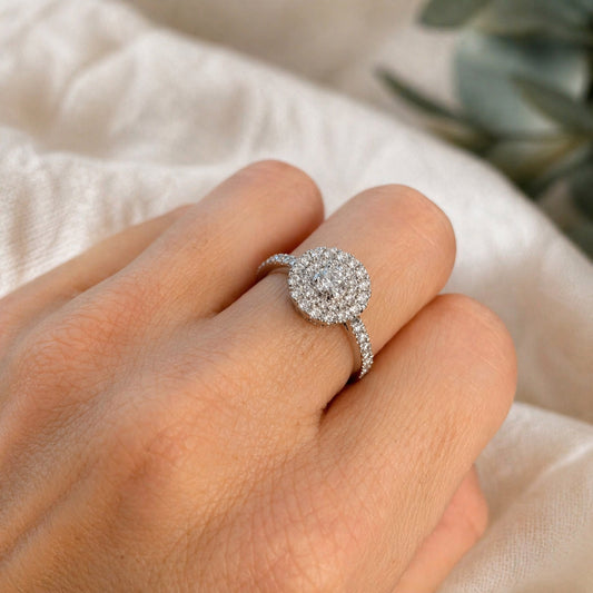 Anillo Doble Halo Grifas
