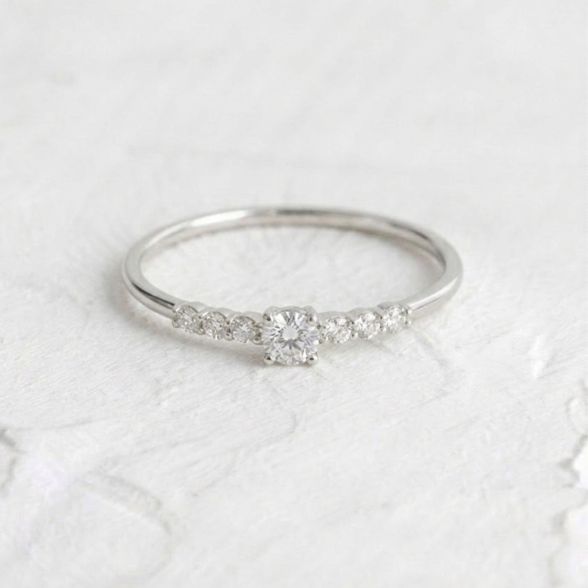 Anillo Solitario Slim