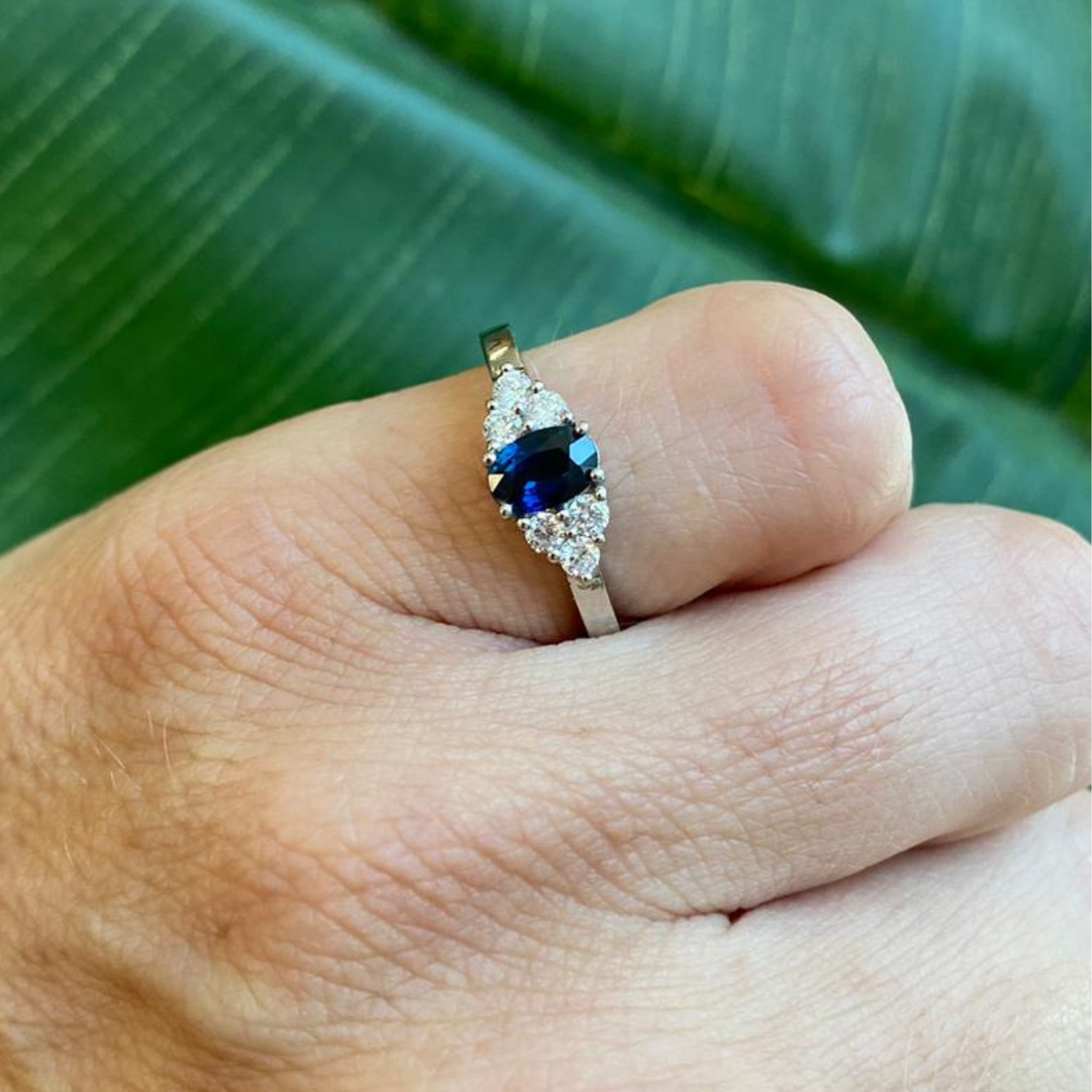 Anillo Zafiro Ojo de Horus
