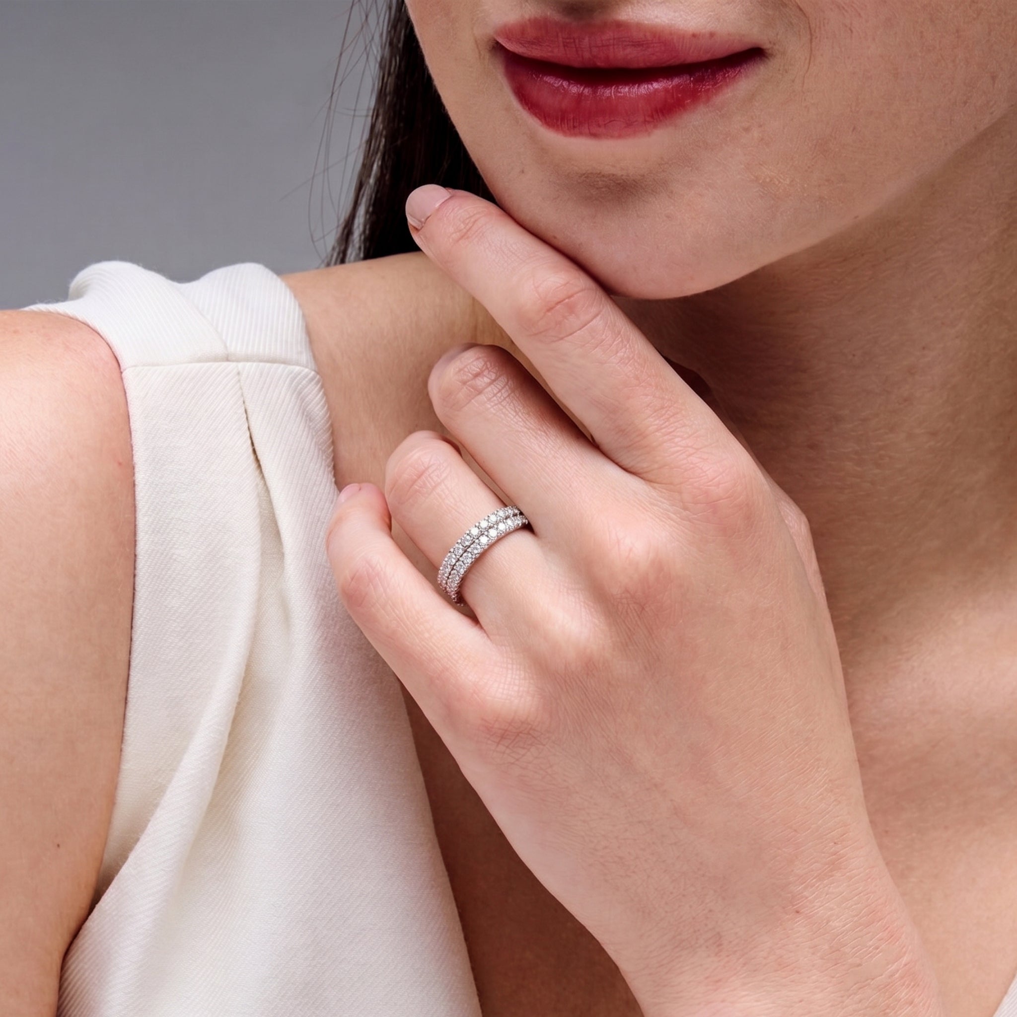 Anillo Cintillo Doble