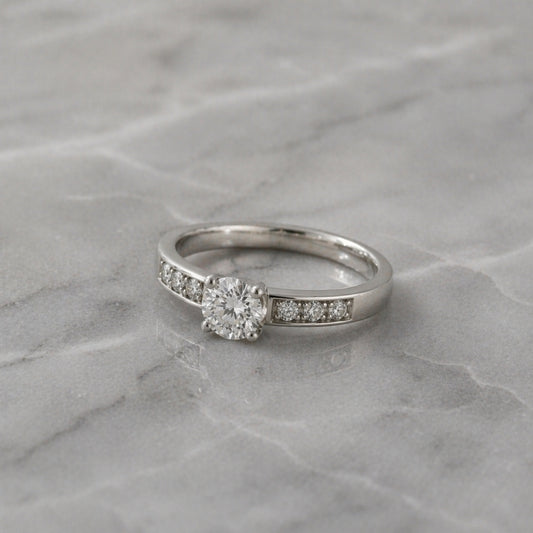 Anillo Solitario Riel