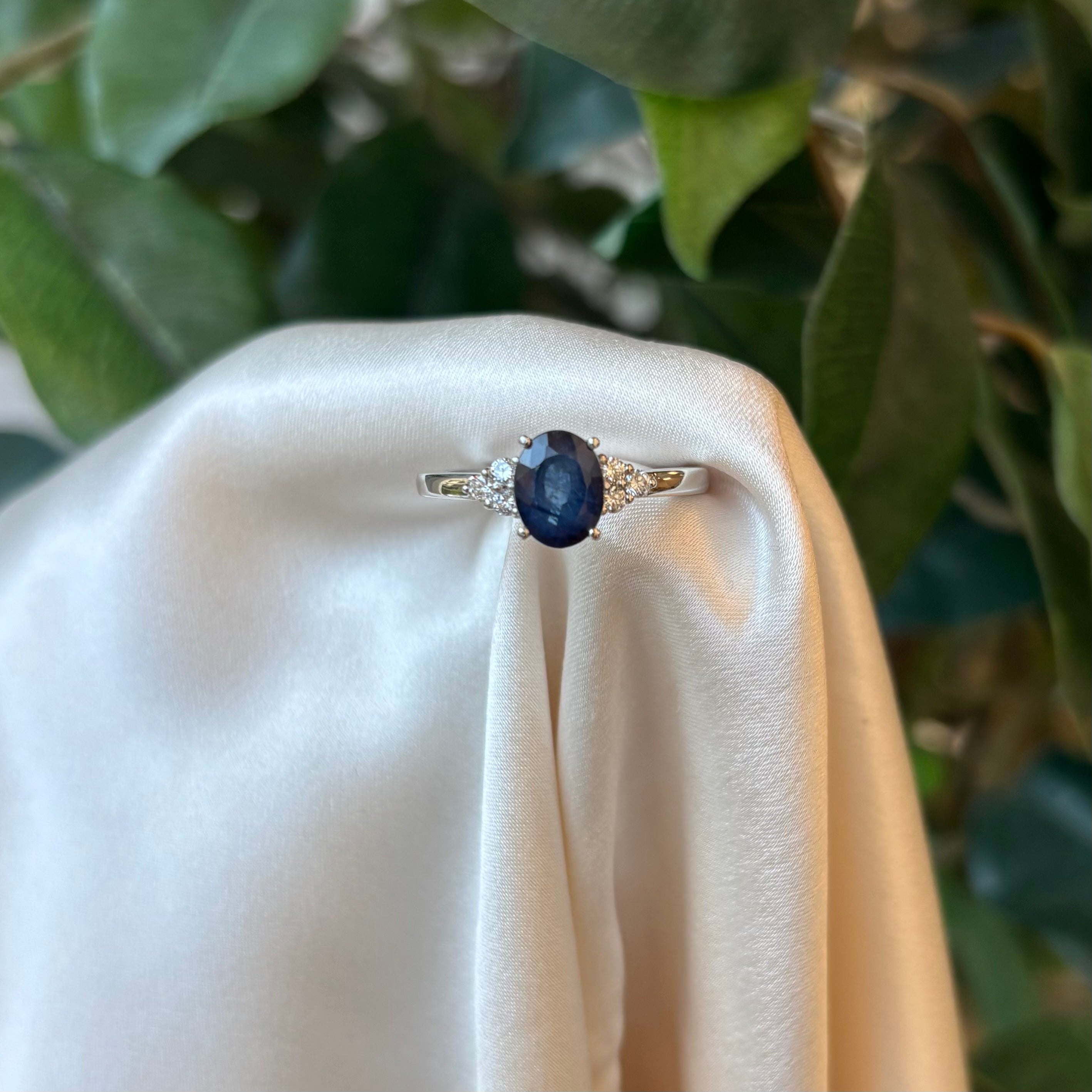 Anillo Zafiro Ojo de Horus