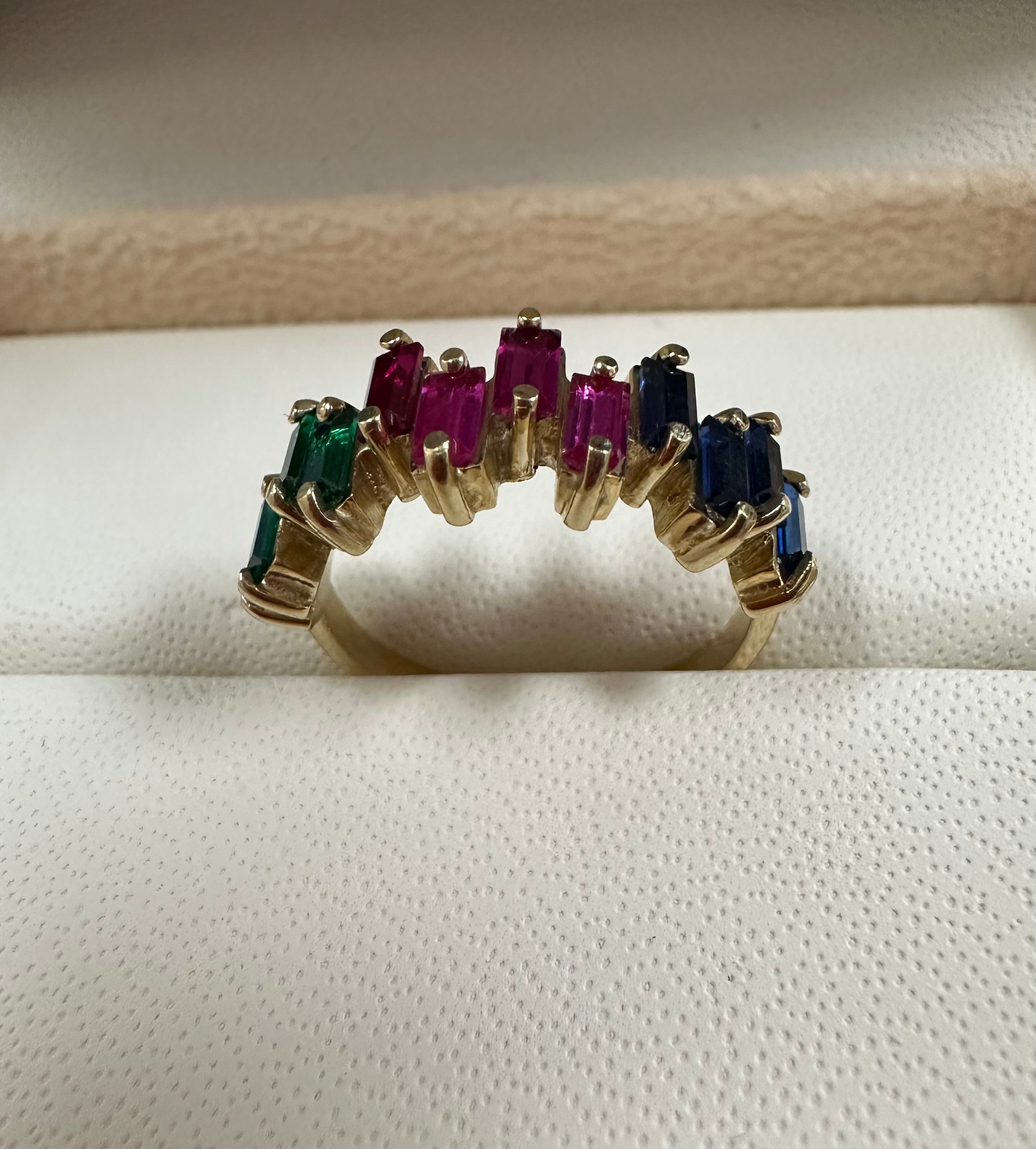 Anillo Colores Baguette GP 103