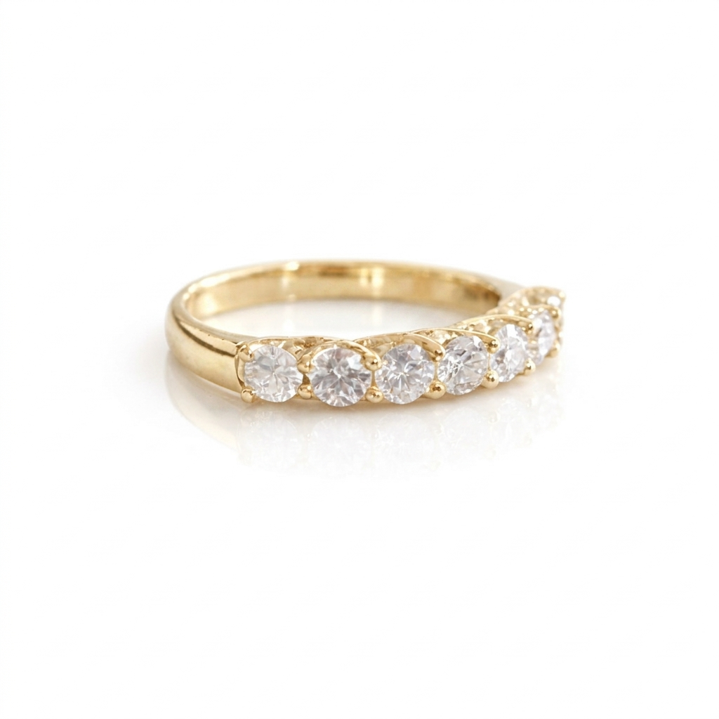 Anillo Cintillo Entrelazado