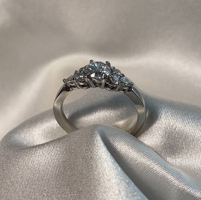 Anillo Solitario Pear GP163