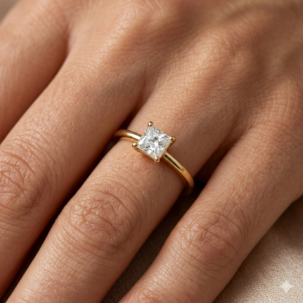 Anillo Solitario Princess