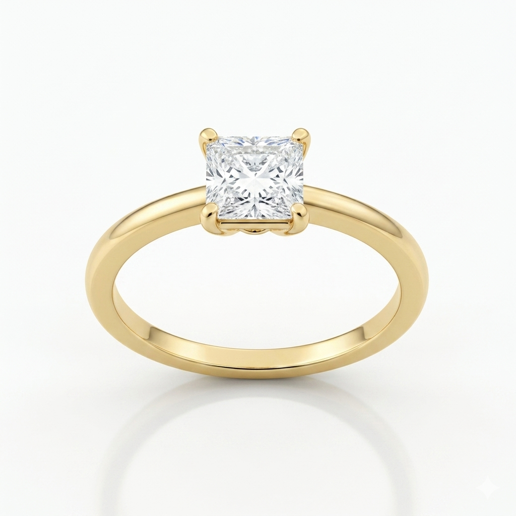 Anillo Solitario Princess