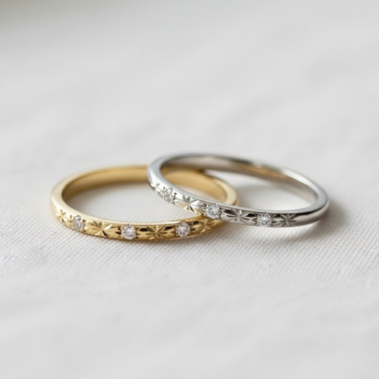 Anillo Grabado Estrella