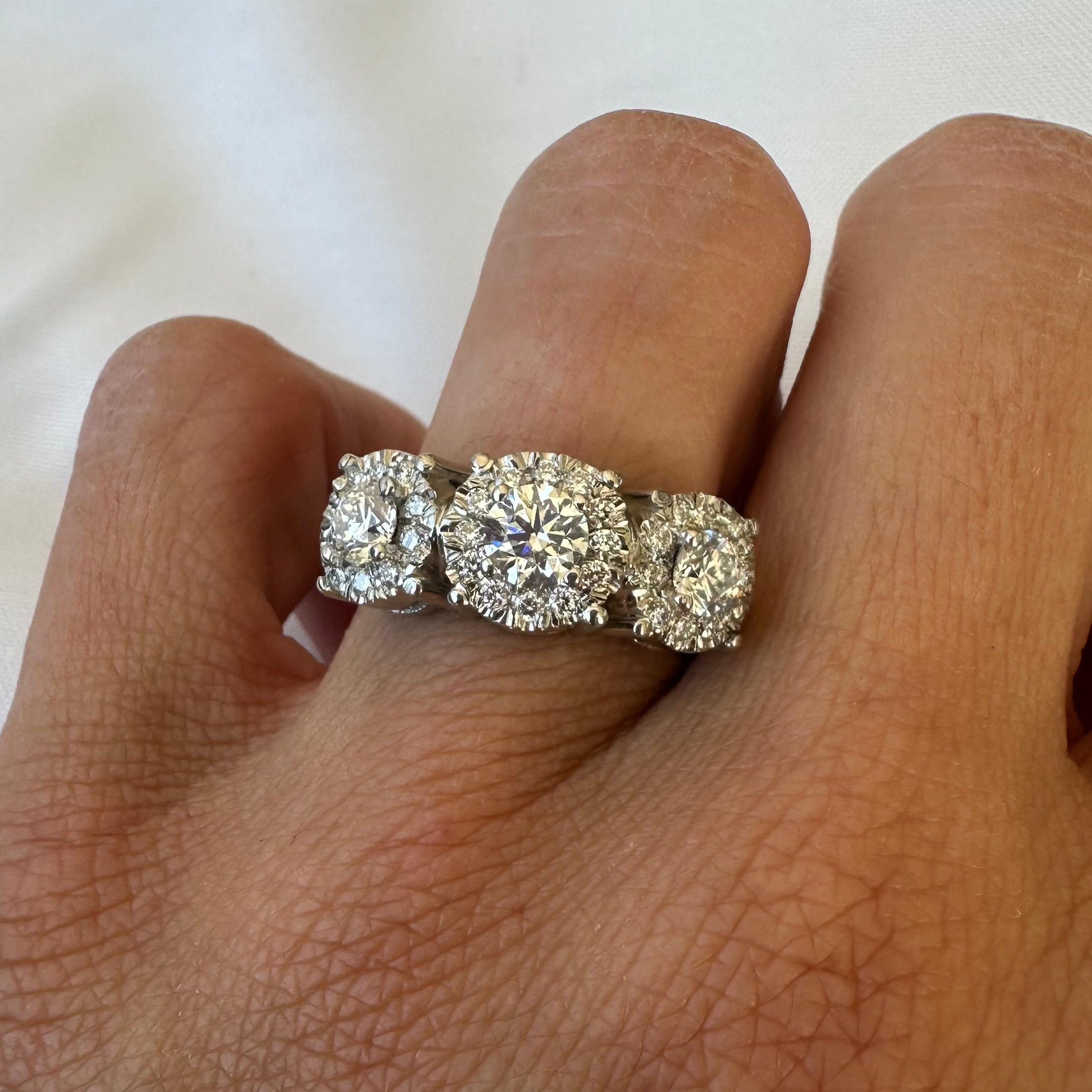 Anillo triple Halo GP139