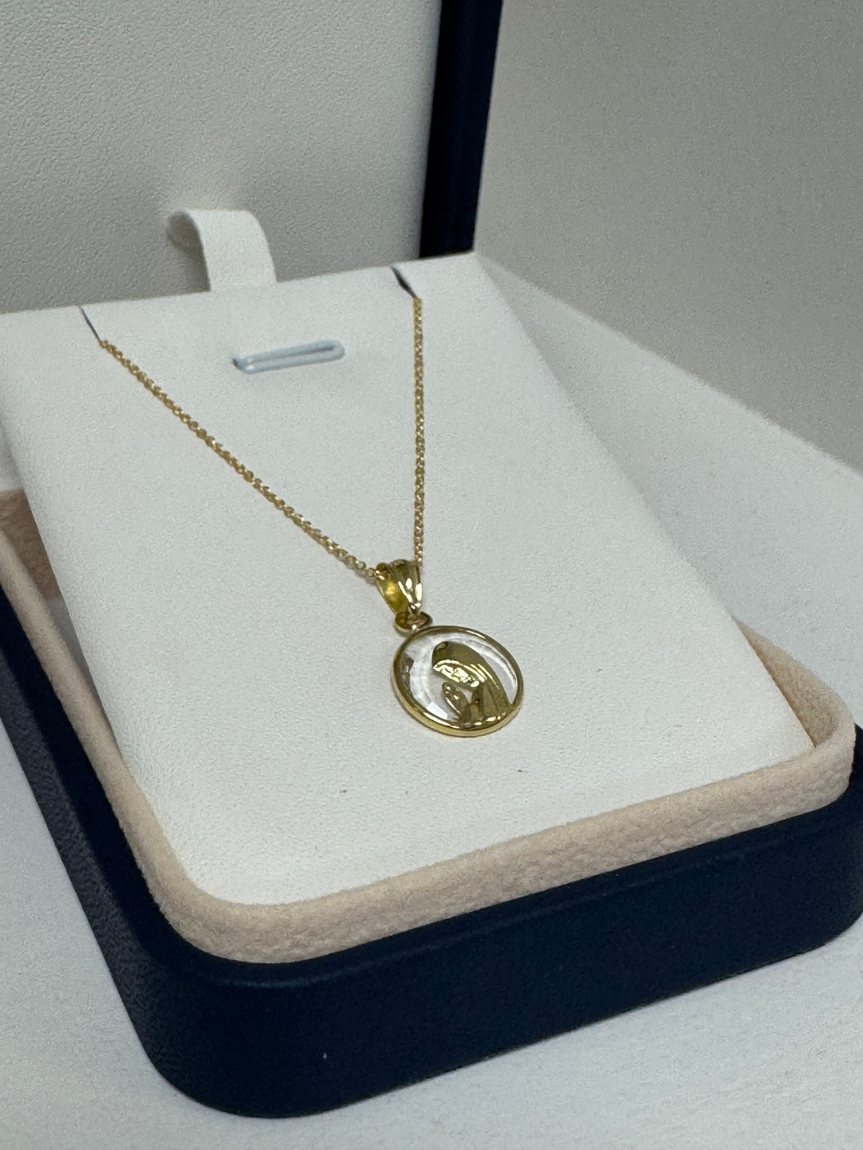Colgante Virgen Cristal GP177